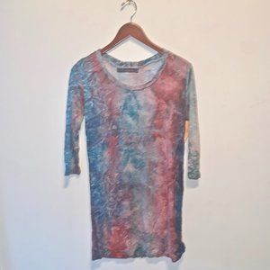 Elvis Laskin Colorful Abstract Dress, S